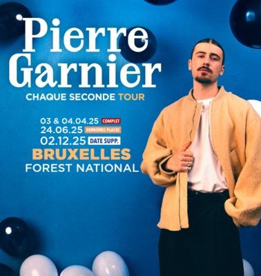 Pierre Garnier : le vainqueur de la « Star Academy » ajoute une cinquième date belge à sa tournée, la quatrième à Forest National